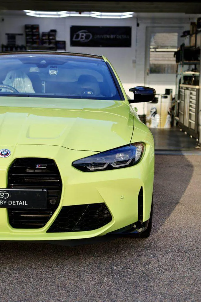 BMW M4 Competition front end PPF enhancement polish plus 7 year ceramic coating