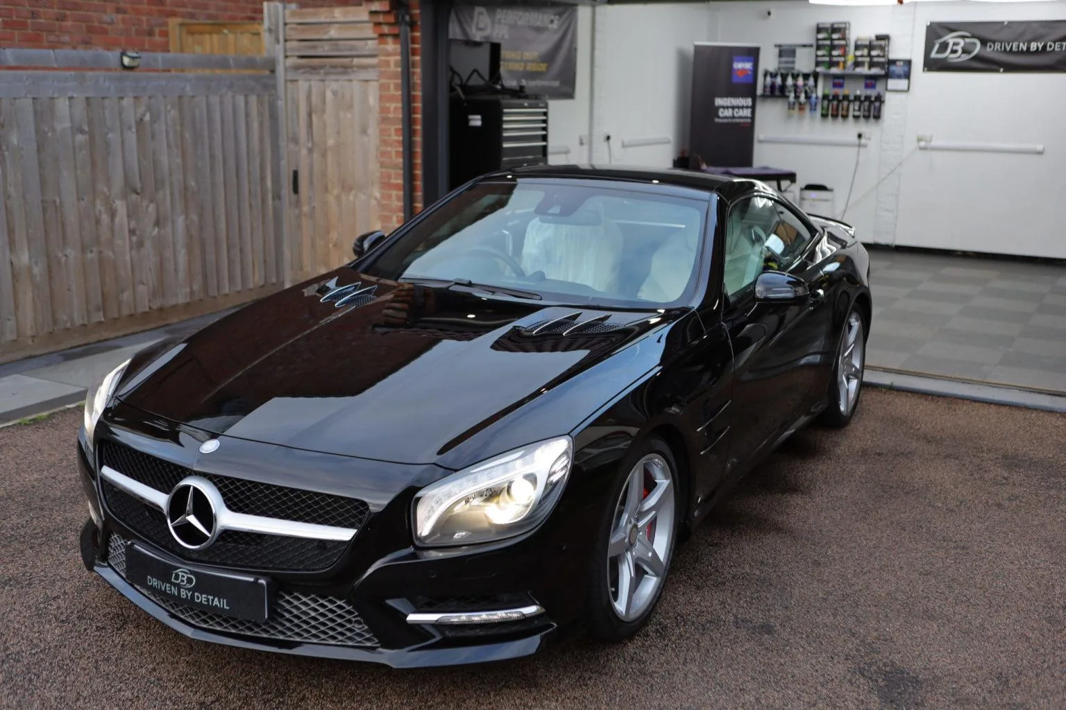 Mercedes SL500 3 Stage machine polish 7 year ceramic coating