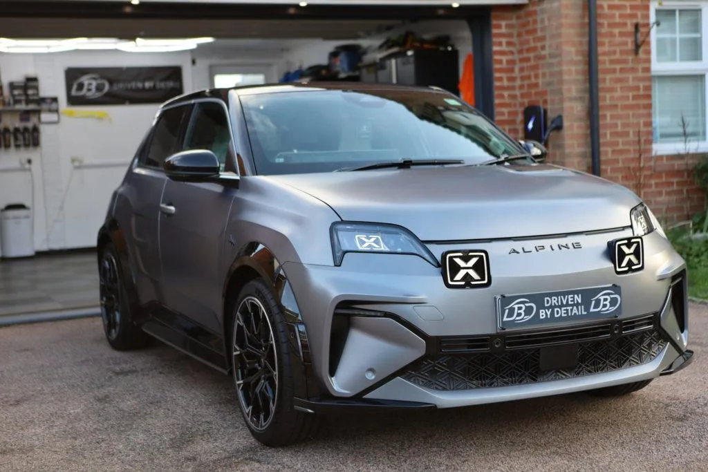 Alpine A290 Extended front end PPF Matt and gloss finish plus interior protection and 7 year ceramic coating